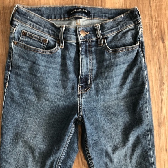 Women’s Calvin Klein blue wash high rise skinny size 6 - Picture 2 of 6